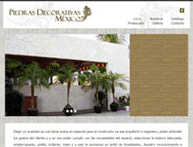 Tablet Screenshot of piedrasmexico.com